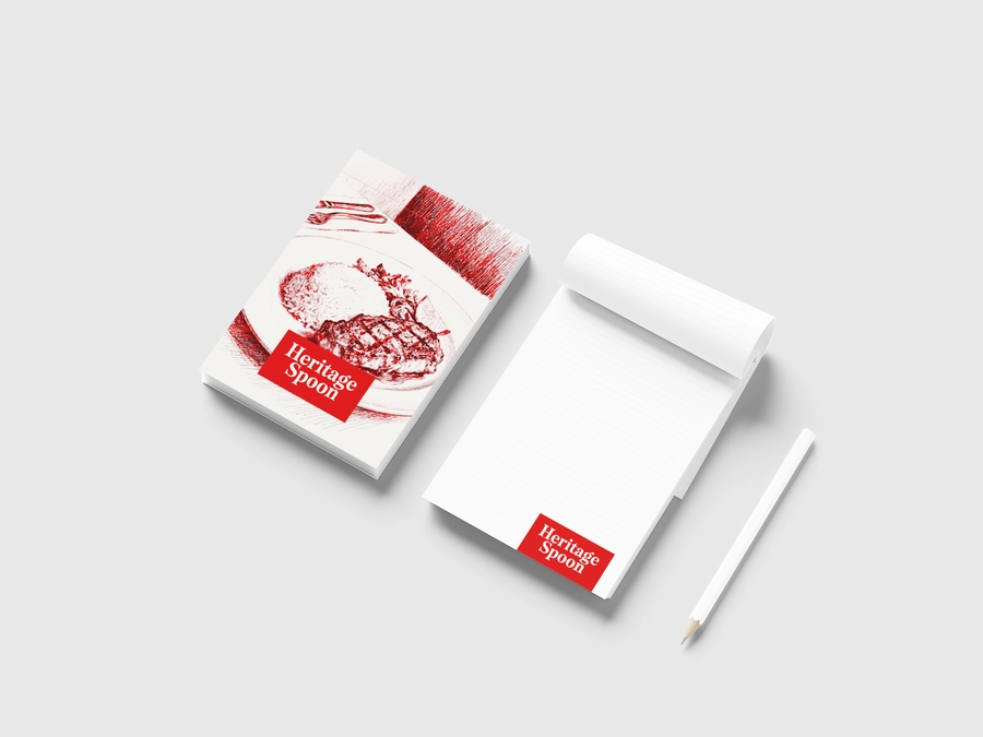 Notesy kelnerskie klejone z okładką